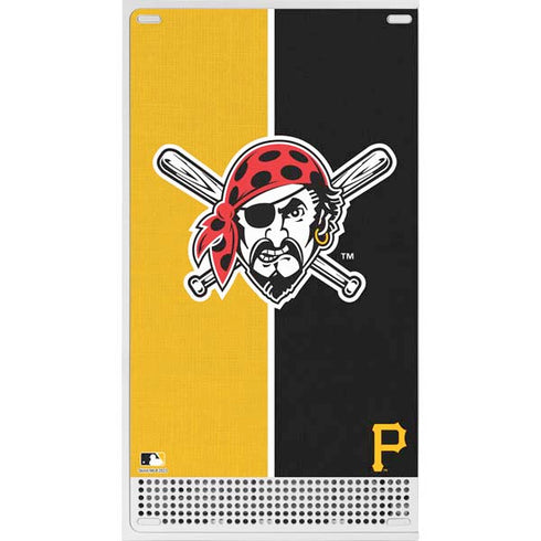 MLB Pittsburgh Pirates Split Xbox Series S Console Skin